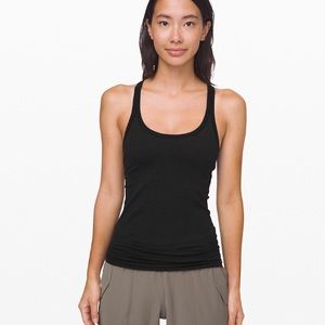 lululemon black ebb to street tank